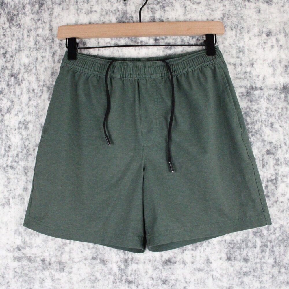 Chubbies Shorts Mens S Green Lined 5.5 Inseam Strech Performance Gym